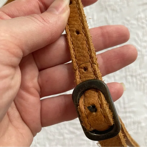 American Darling small crossbody purse topped leather calf hair western boho - Picture 10 of 16